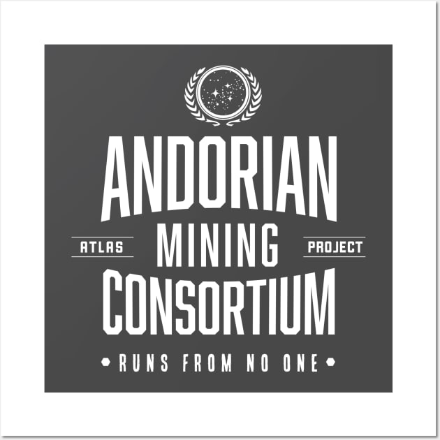Andorian Mining Consortium Wall Art by MindsparkCreative